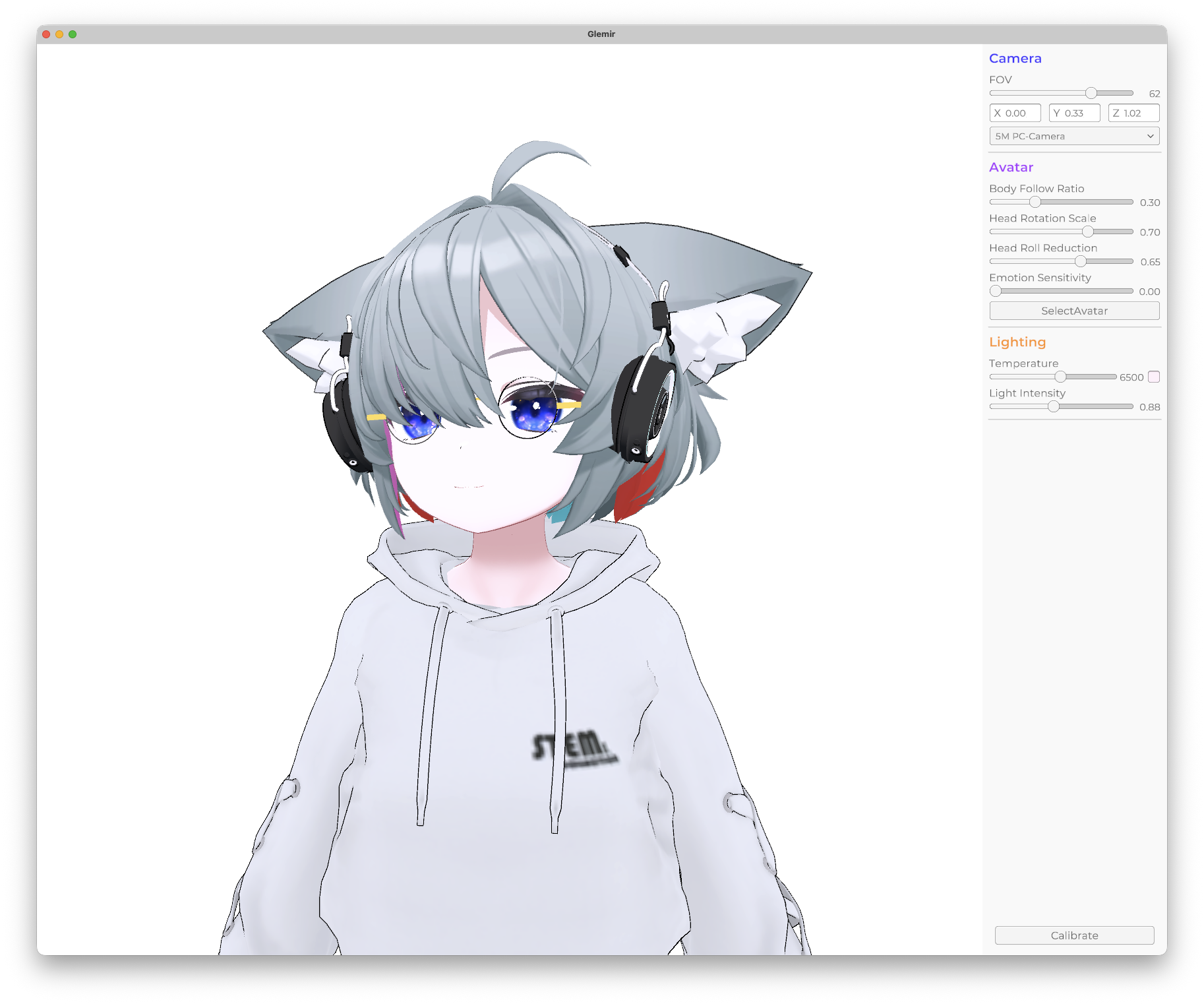 Glemir起動画面
